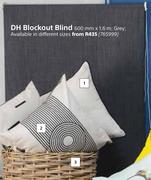 DH Blockout Blinds (Grey) 600mm x 1.6m