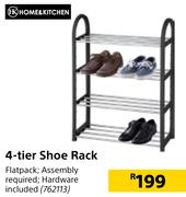 Home & Kitchen 4 Tier Shoe Rack