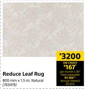 Reduce Leaf Rug-800mm x 1.5m