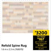 Refold Spine Rug-1.6m x 2.3m