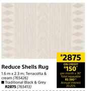 Reduce Shells Rug-1.6m x 2.3m