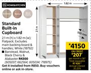 Home & Kitchen Standard Built In Cupboard-2.1m (h) x 1.82m (w)