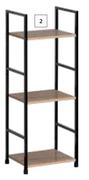 Nevis 3 Tier Slim Shelf-291mm x 235mm x 800mm