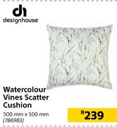Designhouse Watercolour Vines Scatter Cushion 786983