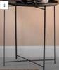 HK Black Metal Side Table 770475