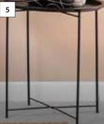 HK Black Metal Side Table 770475