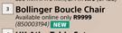 Bollinger Boucle Chair 850003194
