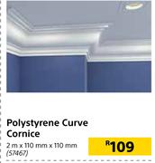 Polystyrene Curve Cornice 57467