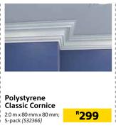 Polystyrene Classic Cornice 532366