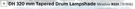 DH 320mm Tapered Drum Lampshade (Meadow)