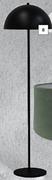 DH Modern Dome Floor Lamp 300mm x 1.58m (Black & White)