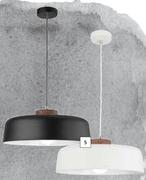 Bright Star Deep Metal Shade Pendant Light(Black & White)-Each