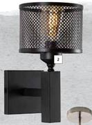 Radiant Mesh Wall Light Black