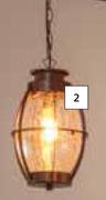 Radiant Round Outdoor Pendant Light