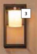 Solar Flair Outdoor Wall Lamp With Sensor Black