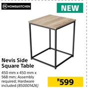 Home & Kitchen Nevis Side Square Table