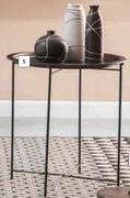 HK Black Metal Side Table