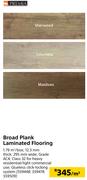 Premia Broad Plank Laminated Flooring-Per Sqm
