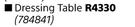 BAM Matt Storm Grey Dressing Table