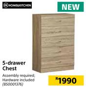 Home & Kitchen 5 Drawer Chest