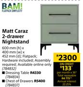 BAM Matt Caraz Dressing Table
