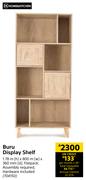 Home & Kitchen Buru Display Shelf 1.78m (h) x 800m (w) x 360mm (d)