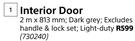 Swartland Interior Door