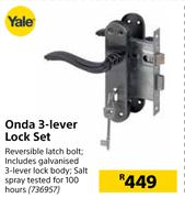 Yale Onda 3 Lever Lock Set