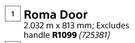 Doortec Roma Door 
