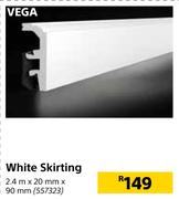 Vega White Skirting