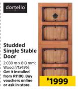 Dortello Studded Single Stable Door