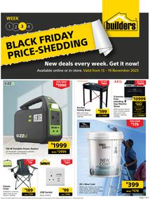 Builders : Black Friday Price-Shedding (13 November - 19 November 2023)