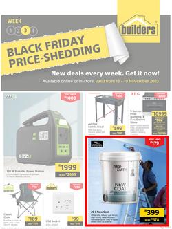 Builders : Black Friday Price-Shedding (13 November - 19 November 2023), page 1