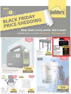 Builders : Black Friday Price-Shedding (13 November - 19 November 2023), page 1