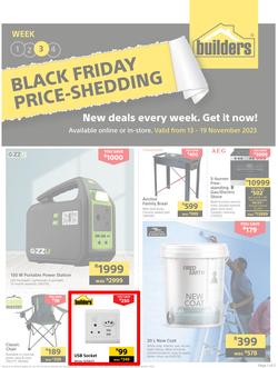 Builders : Black Friday Price-Shedding (13 November - 19 November 2023), page 1