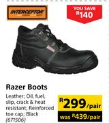 Interceptor Razer Boots 671506-Per Pair