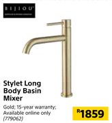 Bijiou Stylet Long Body Basin Mixer