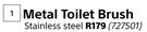 Lusso Metal Toilet Brush