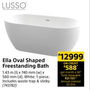 Lusso Ella Oval Shaped Freestanding Bath