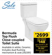Solo Bermuda Top Flush Close Coupled Toilet Suite