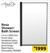 Aqua Dior Rosa Shower/Bath Screen