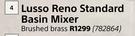 Lusso Reno Standard Basin Mixer