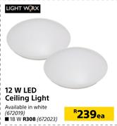 Light Worx 18W LED Ceiling Light-Each