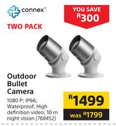 Connex Connect Outdoor Bullet Camera 2 Pack
