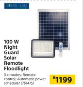 Solar Flair 100W Night Guard Solar Remote Floodlight