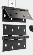 Builders Ball Bearing Butt Hinge (Black) 757717 100mm