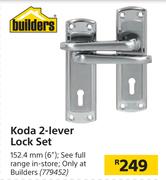Builders Koda 2-Lever Lock Set 779452