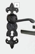 Builders Fleur Lever Handle (Black) 709821
