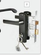 Builders Georgian Lever Handlee (Black) 709822