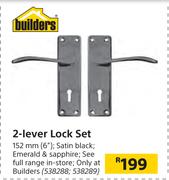 Builders 2-Lever Lock Set 538288, 538289
